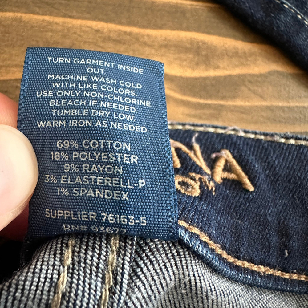 Women’s Arizona Jean Co Jeans Blue Size 0 Dark Wash Stretch Denim Five Pocket - Picture 4 of 7